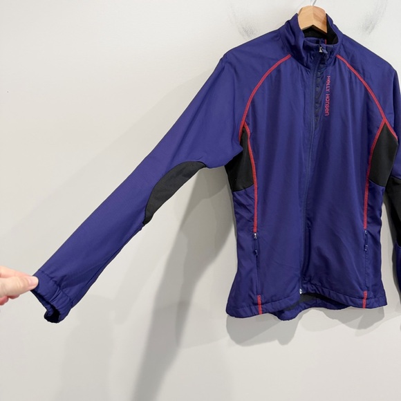 HELLY HANSEN Purple Training Windbreaker Lightweight Active Women’s Size Medium - Picture 4 of 11